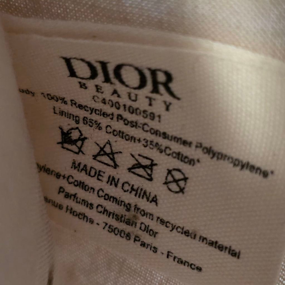 Dior Beige Woven Clutch with Pearl Strap NWOT - Picture 8 of 11